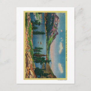 Tioga See und Berg Dana in der Hohen Sierra Postkarte