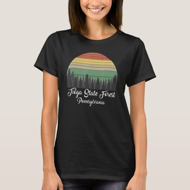 Tioga Staat Forest T-Shirt (Vorderseite)