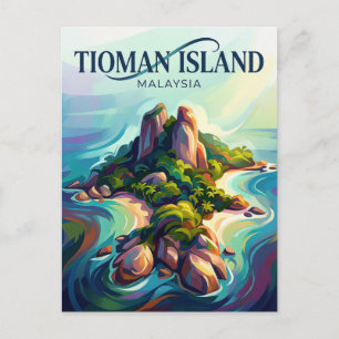 Tioman-Insel Malaysia Postkarte