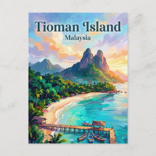 Tioman-Insel Malaysia Postkarte