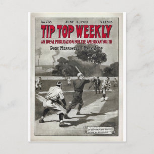 Tip Top Weekekly Vintag Sports Magazine Postkarte