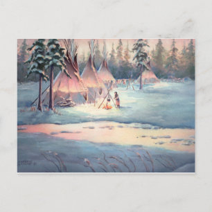 TIPI CAMP-WAHL VON SHARON SHARPE POSTKARTE