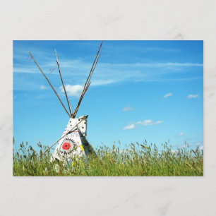 Tipi-Einladung Einladung