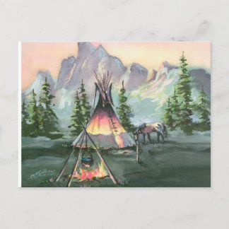 TIPI FRE & APPALOSA von SHARON SHARPE Postkarte