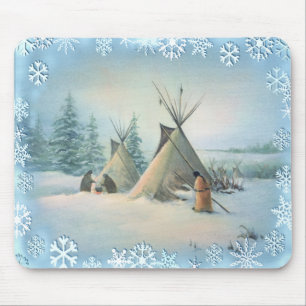 TIPI-LAGERSQUAW durch SHARON SHARPE Mousepad