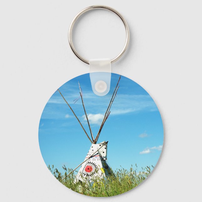 Tipi Schlüsselanhänger (Vorderseite)