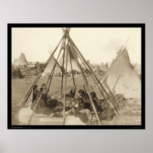 Tipi von Frau American Horse SD 1891 Poster