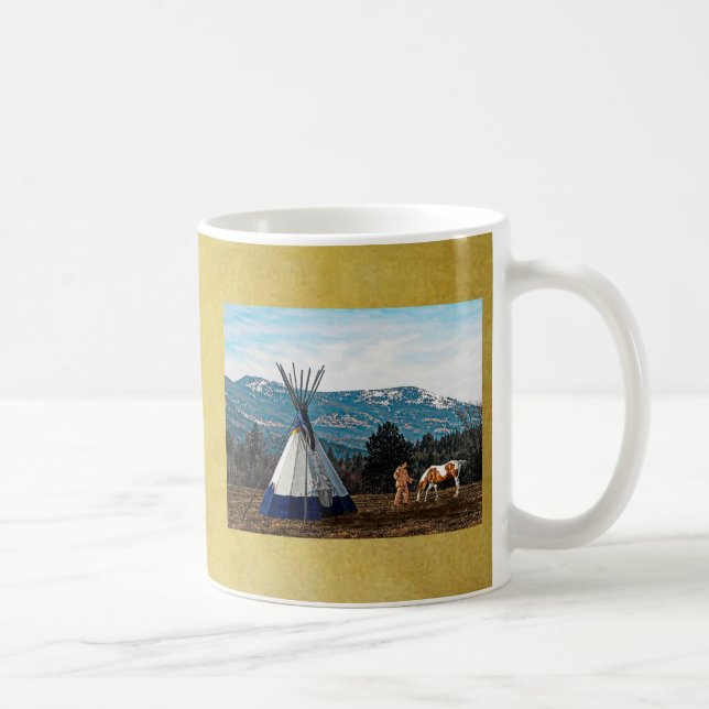 Tipi - Winter Camp Tasse (Rechts)