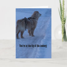 Tipp des Eisbergs, Sie haben das Got - Karte