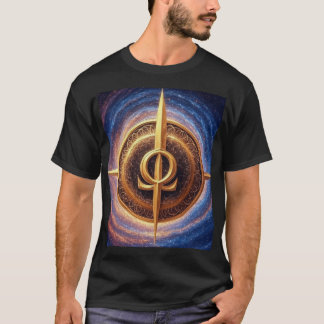 Tipp des Spear - Omega Shift-Abzeichens T-Shirt