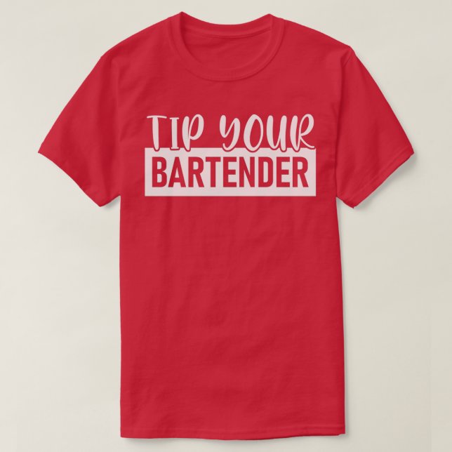 Tipp Ihr BARKEEPER Barkeeper Funny Barkeeper T-Shirt (Design vorne)