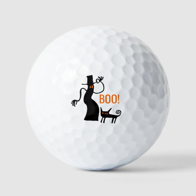 Tipp o' Der Hut Halloween-Ghost-Golf-Ball Golfball (Vorderseite)