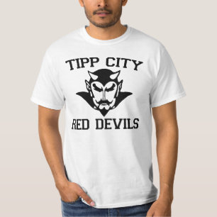 Tipp Stadt-rote Teufel T-Shirt
