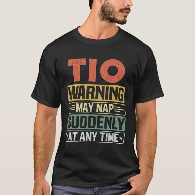 Tipp-Warnung kann jederzeit plötzlich Nickerchen - T-Shirt (Vorderseite)