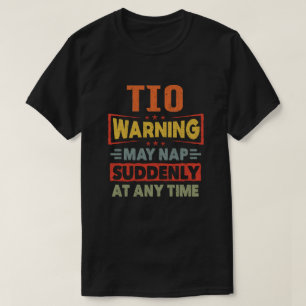 Tipp-Warnung kann jederzeit plötzlich Nickerchen - T-Shirt