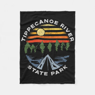 Tippecanoe River State Park Indiana Waldcamping Fleecedecke