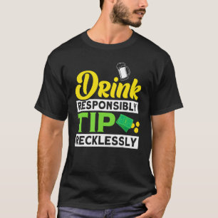 Tippen Sie auf den Barkeeper zum Barkeeper T-Shirt