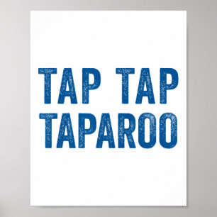 Tippen Taparoo Hockey Motivationszitat Männer Frau Poster