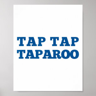 Tippen Taparoo Motivations-Hockey-Zitat Männer Fra Poster