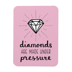 Tippfehler Diamanten werden unter Druck hergestell Magnet