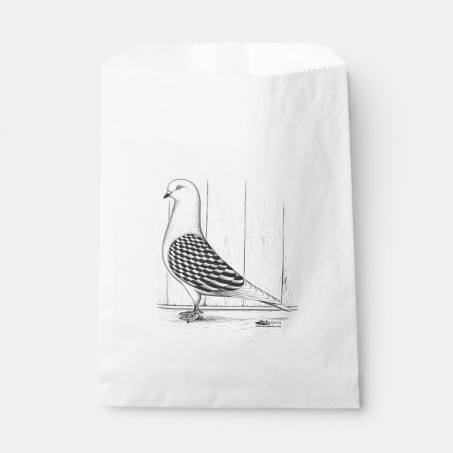 Tippler Schild Markierte Taube Geschenktütchen (Vorderseite)