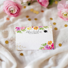 Tipps für den Abschluss von Hand Painted Floral Begleitkarte