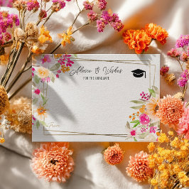 Tipps für den Blumengoldsommer Abschluss Wünsche Begleitkarte