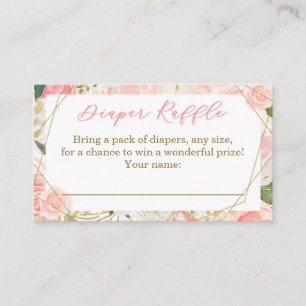 Tipps für die geometrische Babydusche Visitenkarte