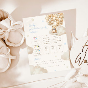 Tipps Teddy Bear Baby Shower Game Einladung