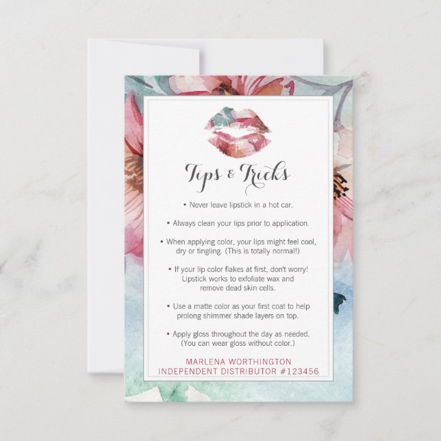 Tipps & Tricks für Lipstick-Distributoren Wasserfa (Vorderseite)