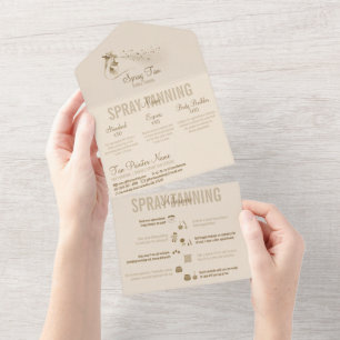 Tipps zur Spritzbräunung nach der Pflege All In One Einladung