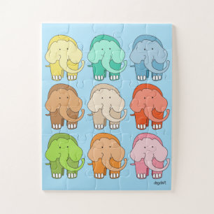 Tippy Toes Elefant großes Puzzle