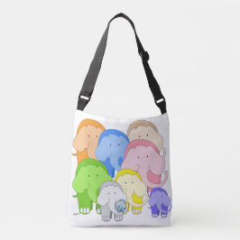 Tippy Toes Elephant Crossbody Bag Tragetaschen Mit Langen Trägern
