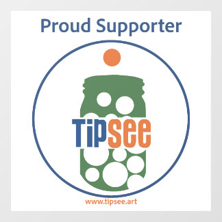 TipSee Supporter Window Decal Fensteraufkleber
