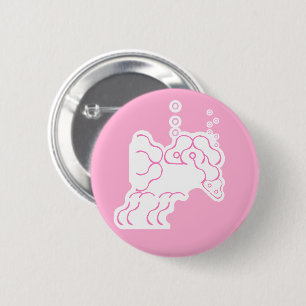 Tipsie, Betrunken rosa Elefant Button
