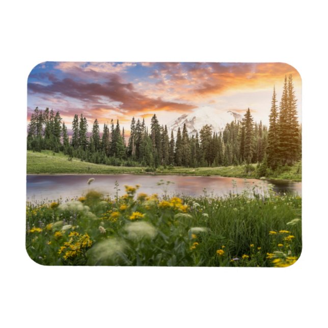 Tipsoo See von Mt.Rainier Magnet (Horizontal)