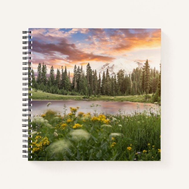 Tipsoo See von Mt.Rainier Notizbuch (Vorderseite)