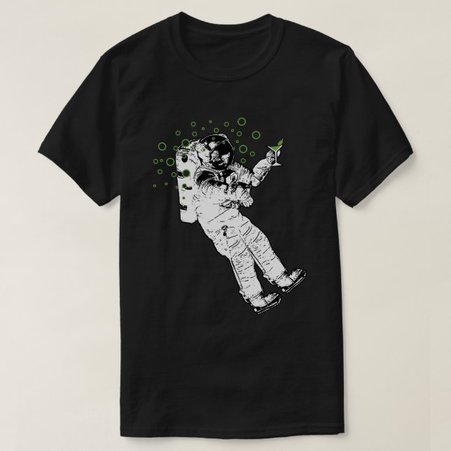Tipsy Astronaut T-Shirt (Design vorne)