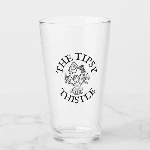 Tipsy-Gläser mit glatter Spitze Glas