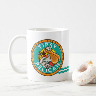 Tipsy Pelican Coffee Tasse Logo