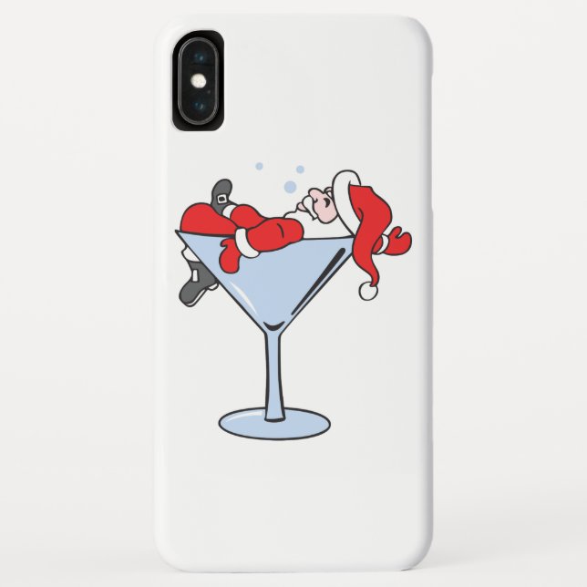 Tipsy Santa Case-Mate iPhone Hülle (Rückseite)