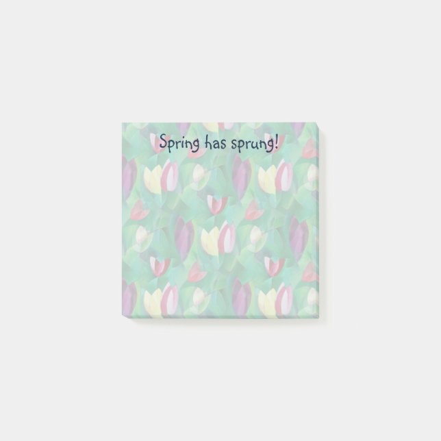Tiptoe durch die Tulips Post-it Klebezettel (Vorderseite)