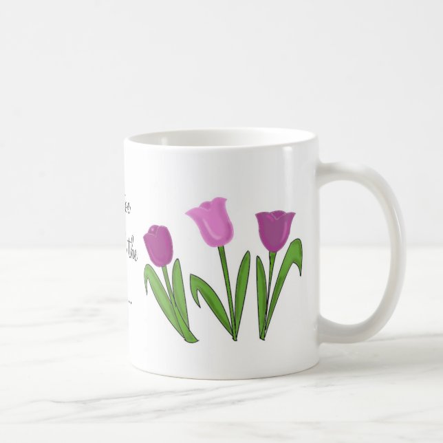 Tiptoe durch die Tulpen Kaffeetasse (Rechts)