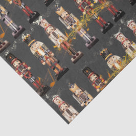 Tiptop Nutcracker Kings Musical Staff Seidenpapier