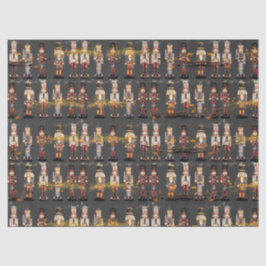 Tiptop Nutcracker Kings Musical Staff Seidenpapier