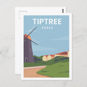 Tiptree Essex Famous Travel Place Illustration Postkarte