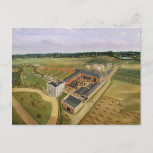 Tiptree Hall and Farm, Essex, c.1850-60 (Öl auf ca Postkarte
