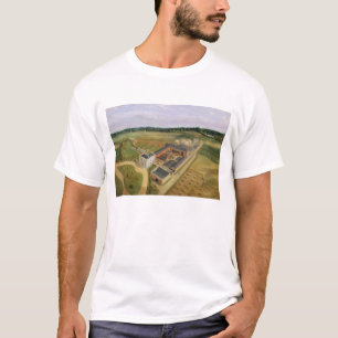 Tiptree Hall und Bauernhof, Essex, c.1850-60 (Öl T-Shirt