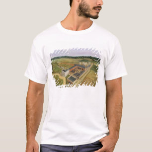 Tiptree Hall und Bauernhof, Essex, c.1850-60 (Öl T-Shirt