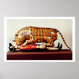 Tipu's Tiger, c.1790 (Holz) Poster